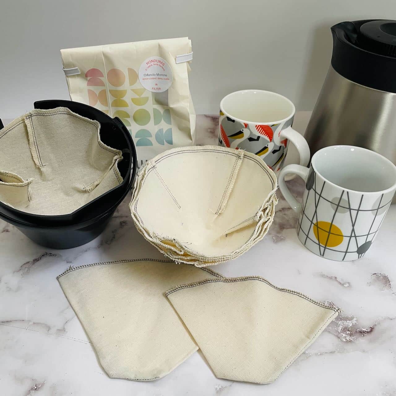 Reusable Cloth Coffee Filter Cone #4 – Aiteall